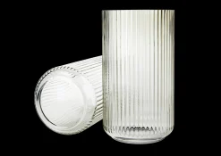 Lyngby Porcelæn Lyngby Vase H31 smoke mundblæst glas