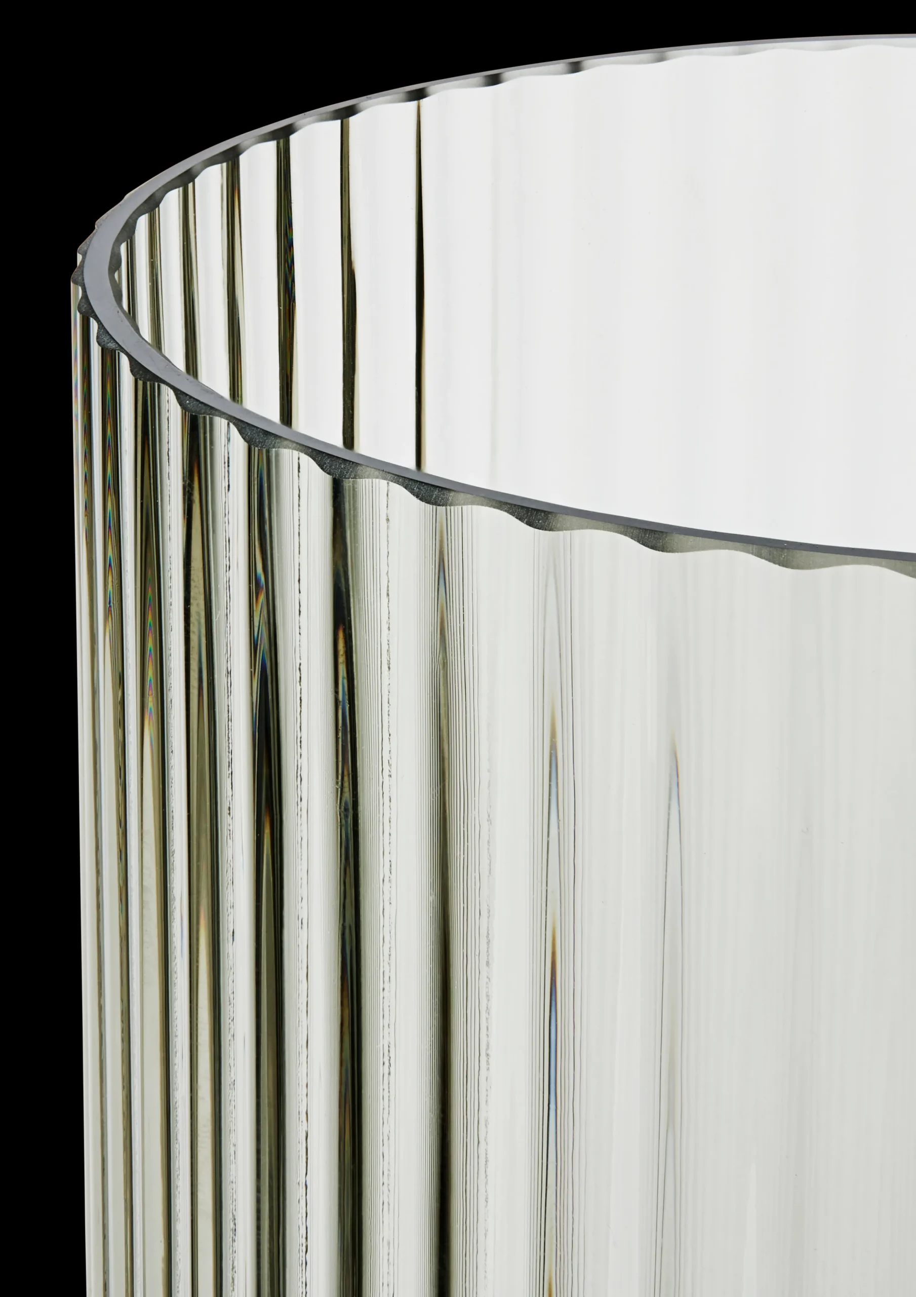 Lyngby Porcelæn Lyngby Vase H31 smoke mundblæst glas