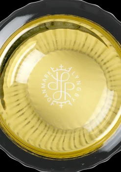 Lyngby Porcelæn Lyngby Vase H15.5 olivengrøn mundblæst glas