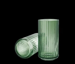 Lyngby Porcelæn Lyngby Vase copenhagen green mundblæst glas
