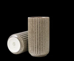 Lyngby Porcelæn Radiance Vase H15 cm i grå | Køb her