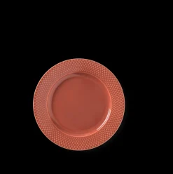 Lyngby Porcelæn Rhombe Color Frokosttallerken terracotta