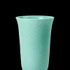 Lyngby Porcelæn Rhombe Color Vase aqua porcelæn | Køb her