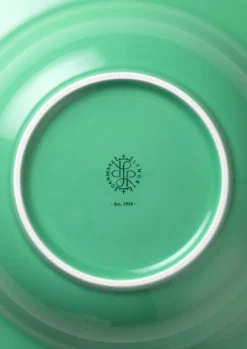 Lyngby Porcelæn Rhombe Color Dyb tallerken Ø24.5 cm grøn