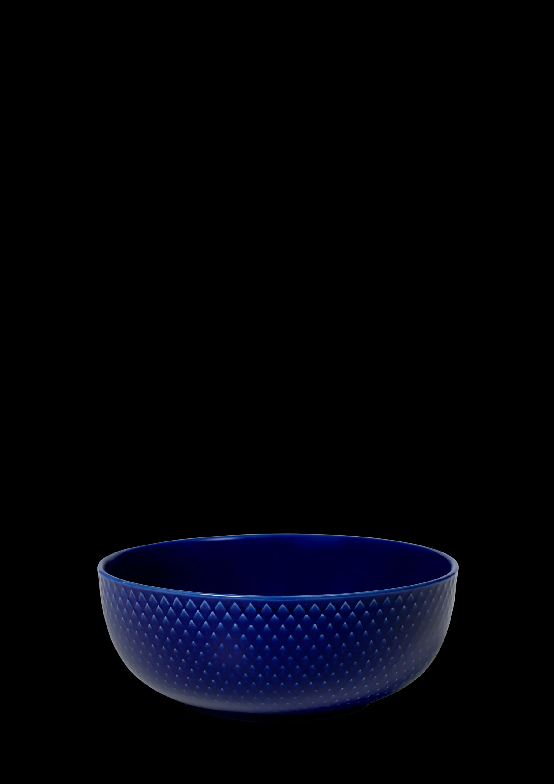 Lyngby Porcelæn Rhombe Color Skål Ø15.5 cm mørk blå