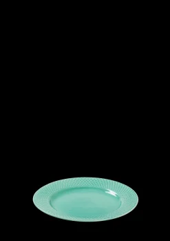 Lyngby Porcelæn Rhombe Color Frokosttallerken Ø21 cm aqua