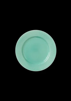Lyngby Porcelæn Rhombe Color Frokosttallerken Ø21 cm aqua