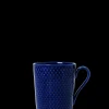 Lyngby Porcelæn Rhombe Color Krus med hank 33 cl mørk blå