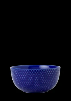 Lyngby Porcelæn Rhombe Color Skål Ø13 cm mørk blå | Køb her