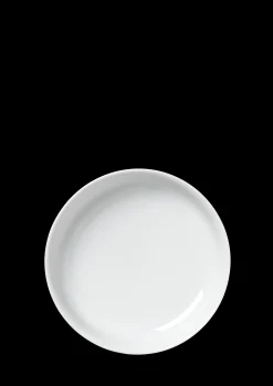 Lyngby Porcelæn Rhombe Desserttallerken Ø16 cm hvid | Køb nu