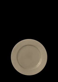 Lyngby Porcelæn Rhombe Earth Frokosttallerken Ø23 cm clay