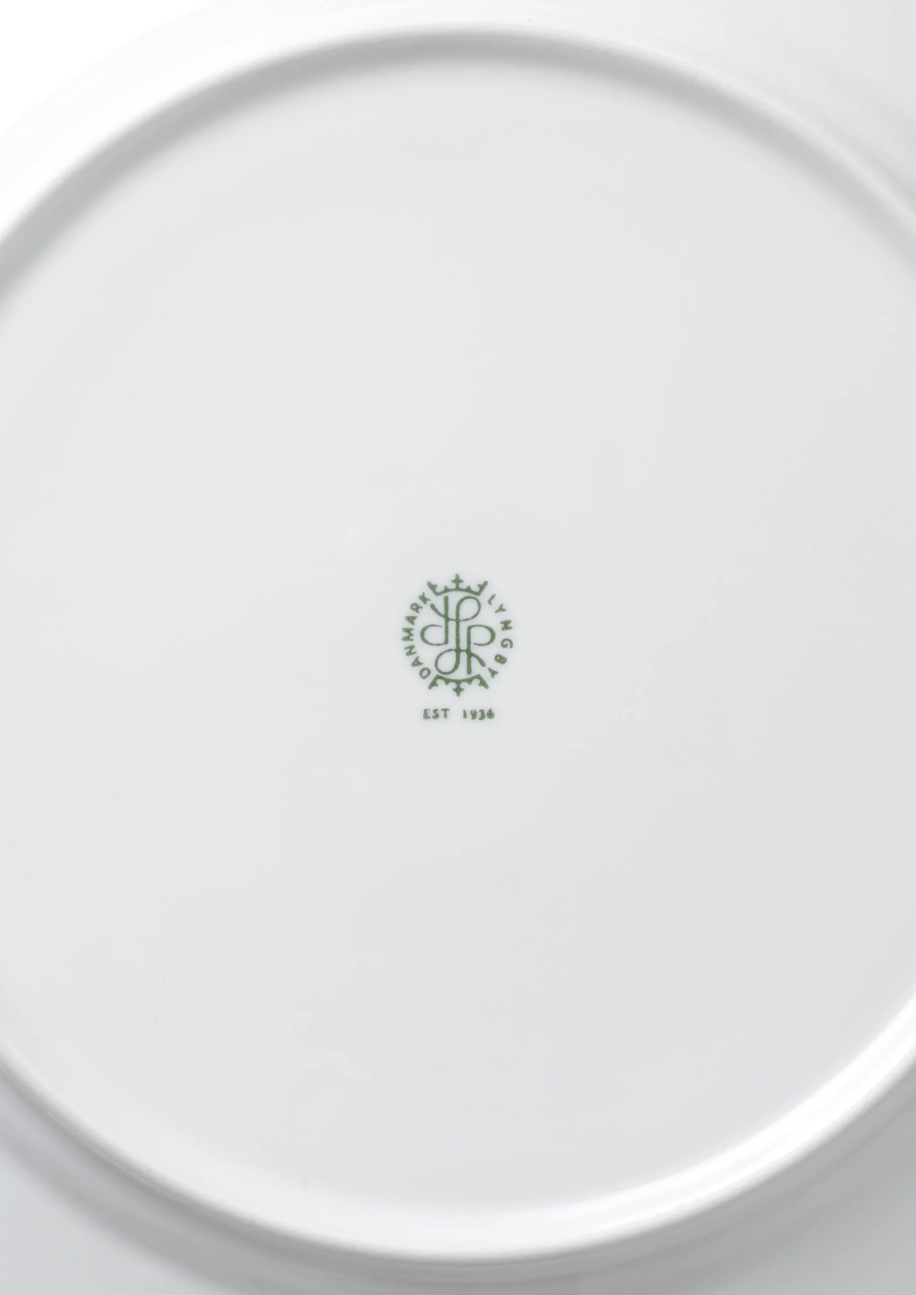 Lyngby Porcelæn Rhombe Middagstallerken Ø27 cm hvid