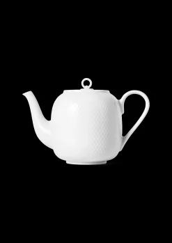 Lyngby Porcelæn Rhombe Tekande 1,9 l hvid | Køb her