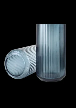 Lyngby Porcelæn Vase H38 cm i blå fra serien Lyngby