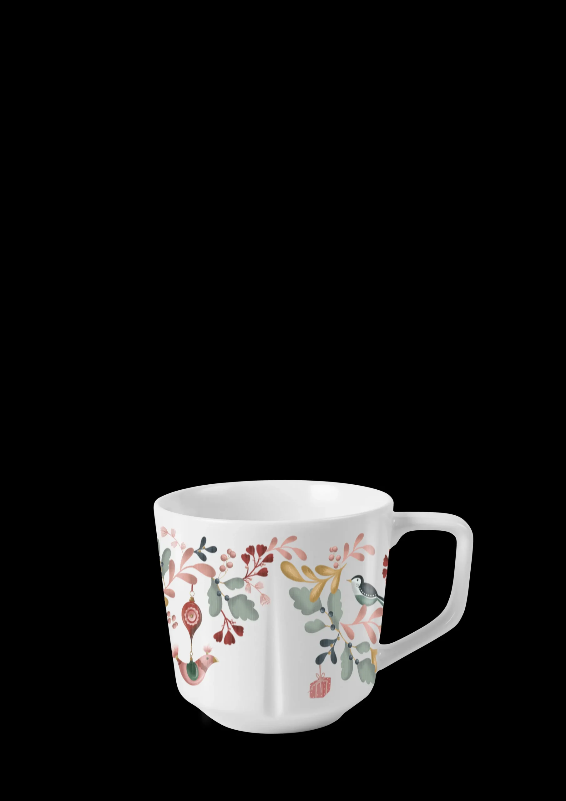 Rosendahl GC Cottage Krus 30 cl hvid m. deko | Køb nu