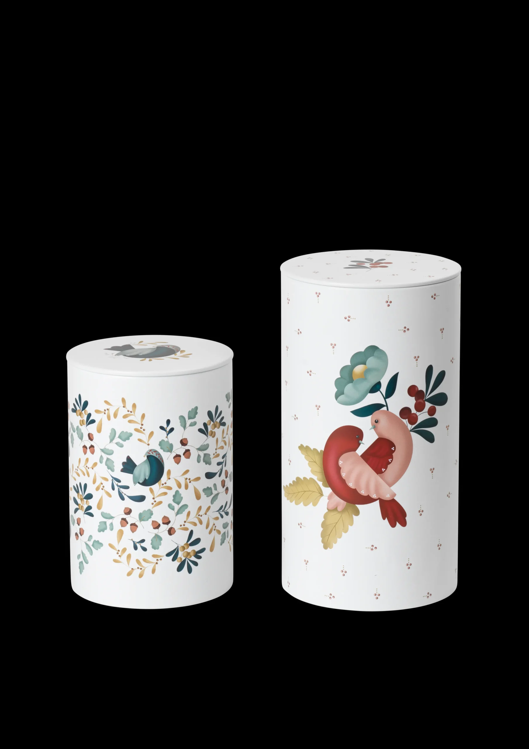 Rosendahl GC Cottage Opbevaringsdåse Ø10/Ø11 hvid m. deko