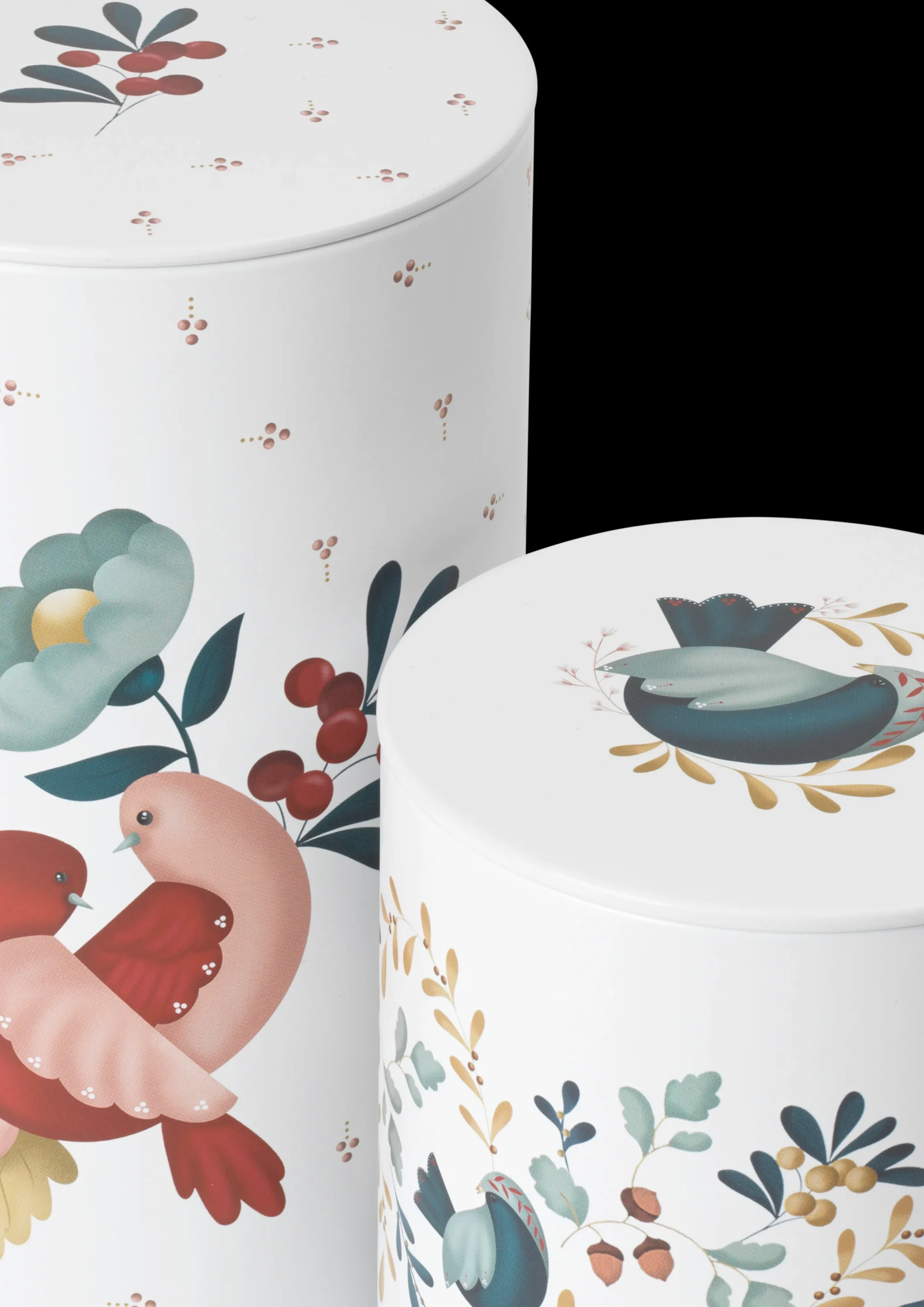 Rosendahl GC Cottage Opbevaringsdåse Ø10/Ø11 hvid m. deko