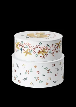 Rosendahl GC Cottage Opbevaringsdåse Ø20/Ø22 hvid m. deko