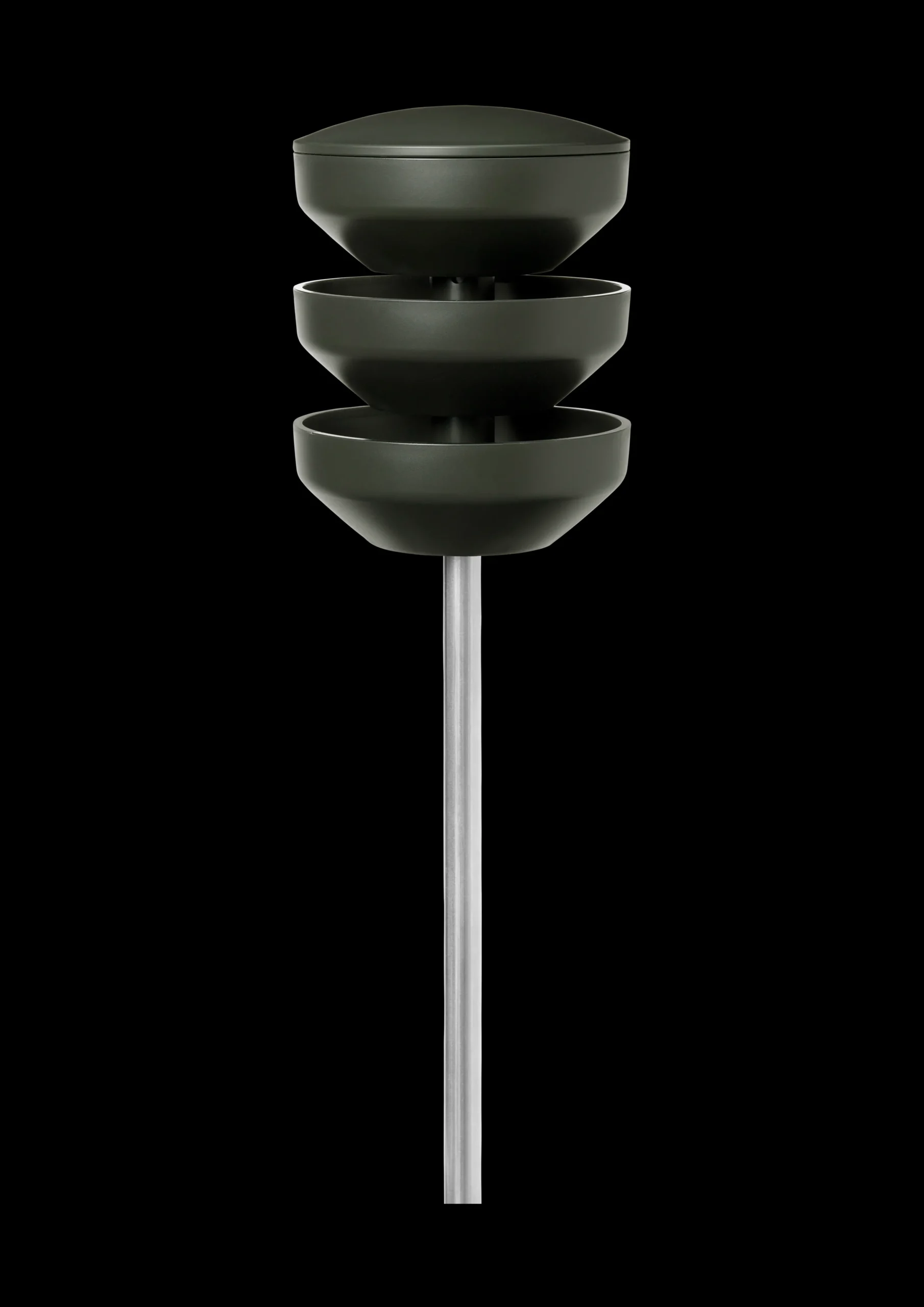 Rosendahl Recycled Birds Foderstation på spyd H107 grøn